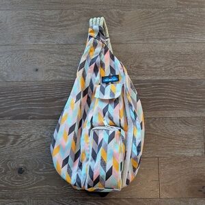 Kavu Sling Bag With Geometric Print